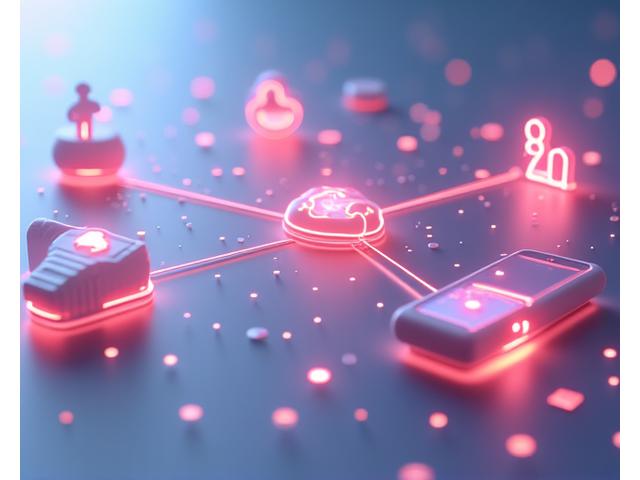 Schéma interconnecté de différentes applications et appareils de santé, illustrant l'intégration des données.