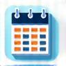 Icône de calendrier et sélection