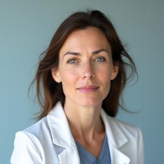 Portrait professionnel de Mme. Clara Moreau, psychiatre et spécialiste EMDR.